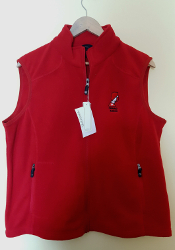 Fleece Vest (Ladies, Red)